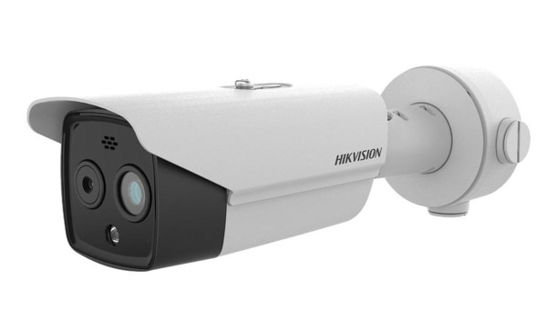Cámara bullet IP térmica/ óptica Algoritmo detección humo Perimetral Prevención incendios IR30 WDR120 3.6/4.3 mm Alarma/Audio Hi
