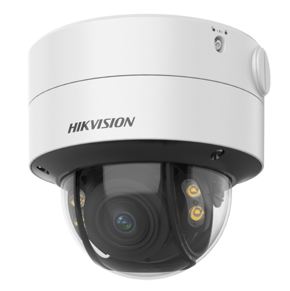 Cámara domo varifocal motorizada 2.8-12mm 2MP ColorVu PoC IK10 Hikvision