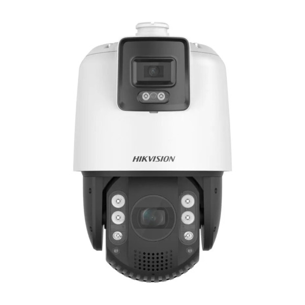 Cámara PTZ IP 4MP 32X IR200 IP66 IK10 E/S Audio Alarma 2/1 Captura Facial Luz blanca y aviso sonoro DarkFighter