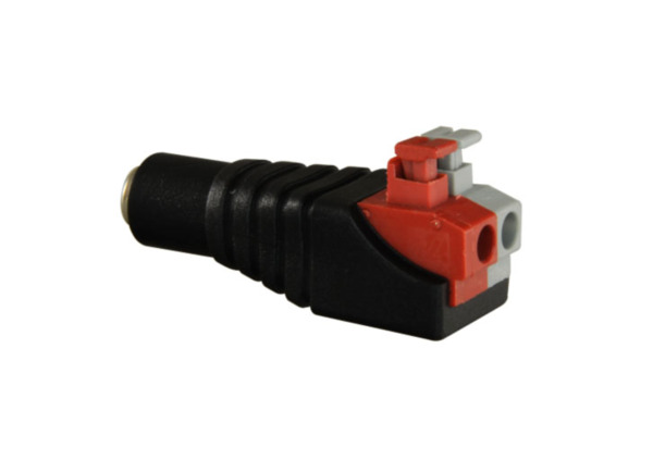 Conector DC hembra de fácil conexionado