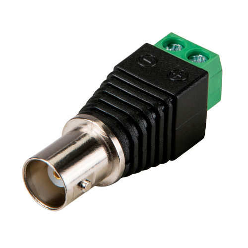 Conector de vídeo BNC hembra con salida +/- de 2 terminales
