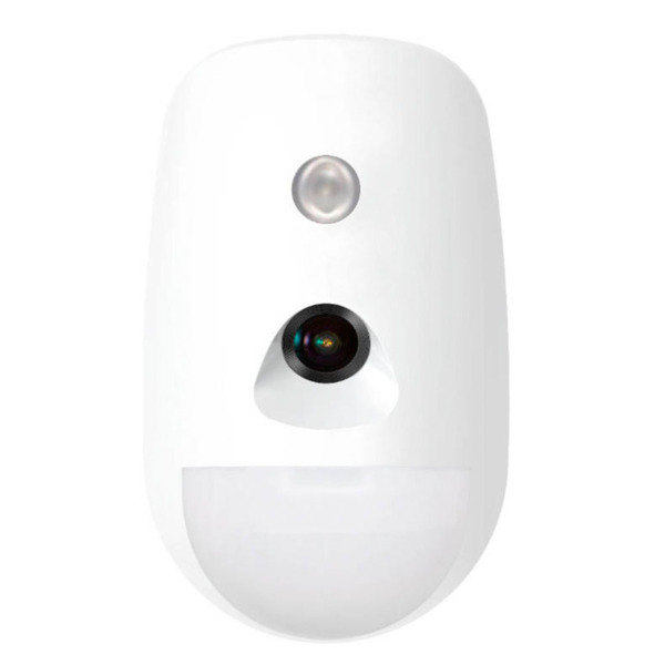 Detector PIRCAM inalámbrico interior 12m Inmune mascotas 868 MHz Tri-X bidireccional AXPRO Imagen Color 24/7 Luz relleno blanca