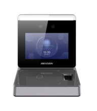 Estación registro facial y tarjetas Pantalla táctil 3,97" Doble lente gran angular 2MP Hikvision