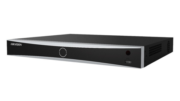 Grabador NVR 16CH 4K 1U 16PoE Acusense Motion Detection 2.0 2HDD E/S Audio Alarma 4/1 Hikvision