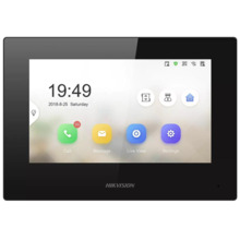 Monitor interior Videoportero IP táctil 7" 1024×600 Hikvision